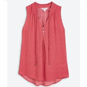 Market and Spruce.  Tie Neck Sleeveless Top